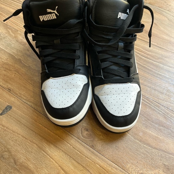 Puma Dual-Tone High-Top Sneakers - Picture 1 of 12